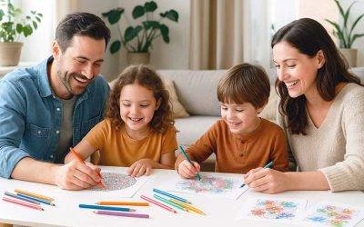 Coloring as a Meaningful Family Bonding Activity