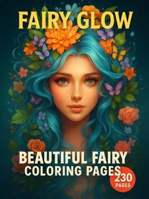 Fairy Glow – 230 Beautiful Fairy Coloring Pages