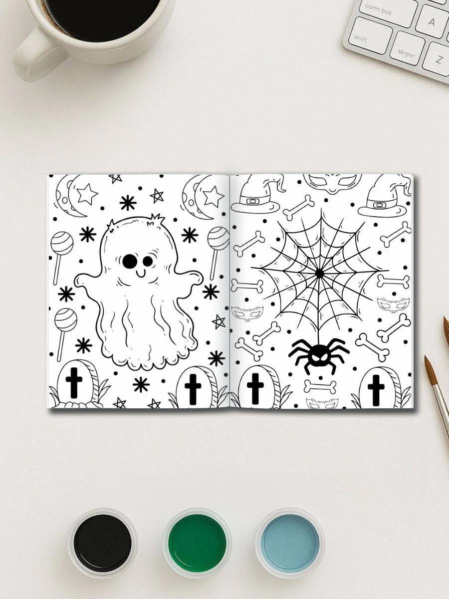 Haunted Fun – 232 Halloween Coloring Pages for All Ages - Image 3