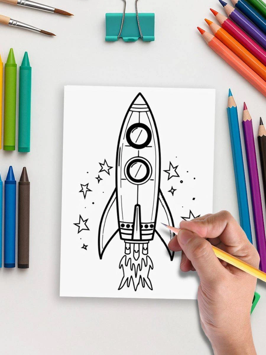 Boys’ Galaxy Pack – 324 Pages of Robots, Cars & Rockets - Image 5