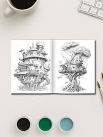 Tomorrow’s Fairyland – 100 Futuristic Fairy House Pages - Image 2