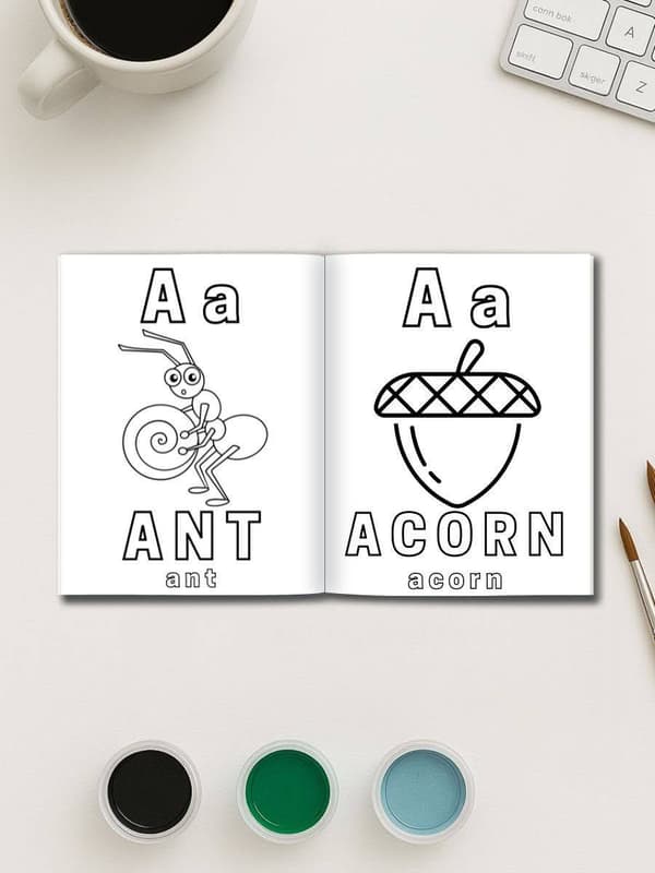 78 Preschool Alphabet Coloring Pages - Image 3