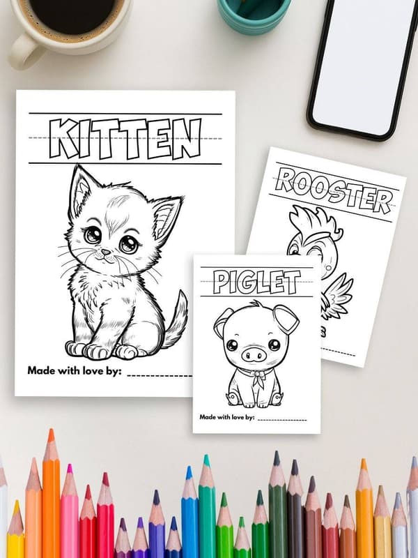 My First Farmhouse Animals (12 Pages) - Image 4