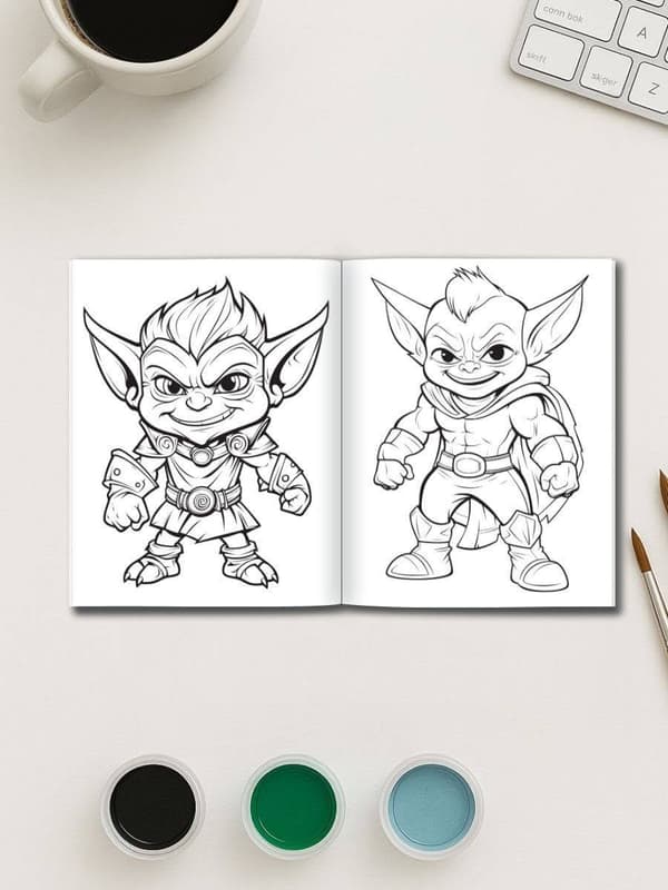Goblins & Giggles – 50 Mischievous Pages for Kids - Image 2