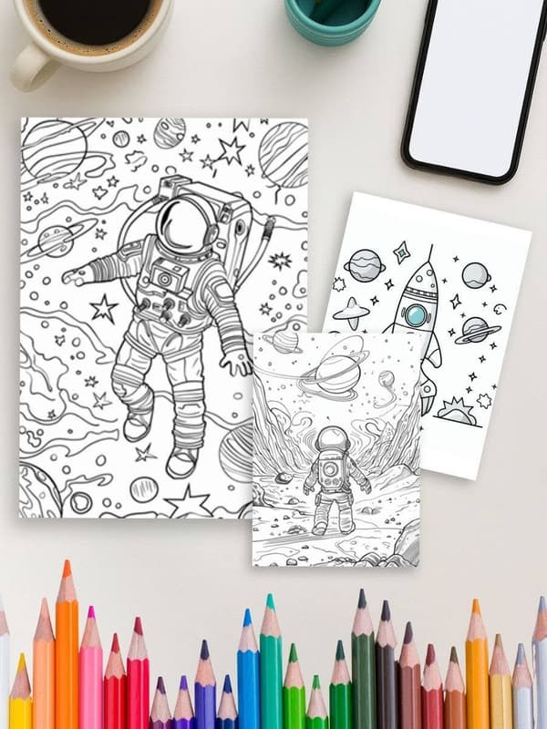 Space Quest – 184 Intergalactic Adventure Pages for Kids - Image 3
