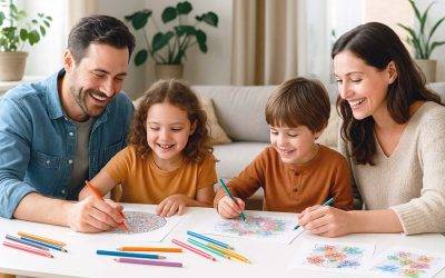 Coloring as a Meaningful Family Bonding Activity